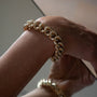 Load image into Gallery viewer, Full Palma Bracelet with Tusk Clasp in Gold Vermeil - Art + Soul Gallery
