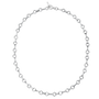 Load image into Gallery viewer, Sterling Silver Mini Double Beam Chain Necklace with Signature Tusk Clasp - Art + Soul Gallery
