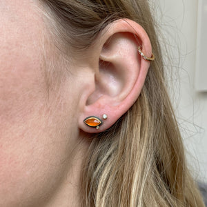 Carnelian Stud Earring