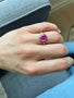 Load image into Gallery viewer, Rose Cut Ruby and Diamonds Ring
