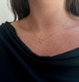 Load image into Gallery viewer, 14k Small Diamond Bezel Heart Necklace
