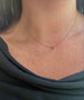 Load image into Gallery viewer, Midi Bitty Star of David Necklace

