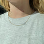 Load image into Gallery viewer, Round Rose Cut Floating Diamond Necklace
