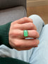 Load image into Gallery viewer, Rectangular Chrysoprase Ring
