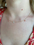 Load image into Gallery viewer, 18K Yellow Gold Pear Cut Floating Diamond Necklace
