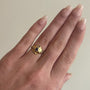 Load image into Gallery viewer, Purple Sapphire and Diamond "Dawn" Ring
