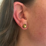 Load image into Gallery viewer, Half Dome Stud Earrings
