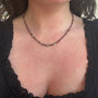Load image into Gallery viewer, Gold and Pink Sapphire “Flora” Bead Necklace
