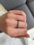 Load image into Gallery viewer, Irregular Platinum Eternity Band
