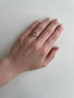 Load image into Gallery viewer, Inverted Pear Diamond Solitaire Gold Ring
