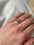Load image into Gallery viewer, Inverted Pear Diamond Solitaire Gold Ring
