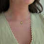Load image into Gallery viewer, Rose Cut Citrine Gold Necklace
