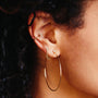 Load image into Gallery viewer, Diamond Hoop Studs
