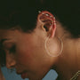 Load image into Gallery viewer, Diamond Hoop Studs
