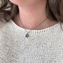 Load image into Gallery viewer, Rose Cut London Blue Topaz Necklace
