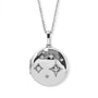 Load image into Gallery viewer, Anzie Jac+Jo Gothic Diamond Constellation Locket in 925 rhodium plated sterling silver with white sapphire constellation detailing.
