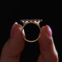 Load image into Gallery viewer, Lab Grown Sapphire Long Baguette Statement Ring
