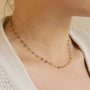 Load image into Gallery viewer, Rainbow Sapphire Briolette Tied Necklace
