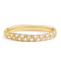 Load image into Gallery viewer, 18k Yellow Gold Narrow Pave Diamond Band
