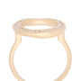 Load image into Gallery viewer, Channel Diamond Organic Large Circle Ring
