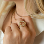 Load image into Gallery viewer, Rainbow Sapphire Briolette Tied Necklace - Art + Soul Gallery
