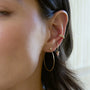 Load image into Gallery viewer, Medium Thin Diamond Hoops
