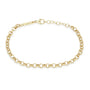 Load image into Gallery viewer, 14k yellow gold rolo chain bracelet by Zoe Chicco 
