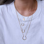 Load image into Gallery viewer, Diamond Horseshoe Necklace
