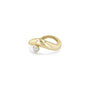 Load image into Gallery viewer, 14k yellow gold and prong set round brilliant diamond ring by Zoe Chicco

