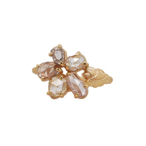 Balsam Antique Floret Diamond Ring