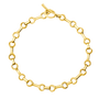Load image into Gallery viewer, 15 mm Double Beam Chain Bracelet with Tusk Clasp in Gold Vermeil - Art + Soul Gallery
