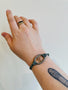 Load image into Gallery viewer, Diamond Evil Eye Bracelet + Blue Multi Braided Cord

