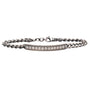 Load image into Gallery viewer, Silver + Diamond Diana ID Bracelet - Art + Soul Gallery
