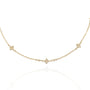 Load image into Gallery viewer, 18K Yellow Gold and Diamond Floral Eternity Chain - Art + Soul Gallery
