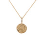 Load image into Gallery viewer, 14K Yellow Gold Ganesh and Water Pendant, Ganesh side
