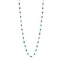 Load image into Gallery viewer, 18k yellow gold 17.7" chain with jungle colored resin beads by Gigi Clozeau. 
