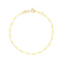 Load image into Gallery viewer, 18k rose gold bracelet with mimosa resin beads
