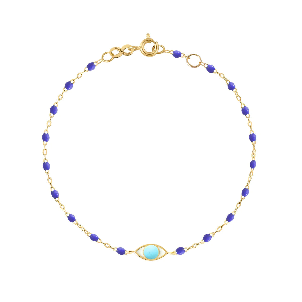 Classic Gigi Eye Bracelet in Yellow Gold