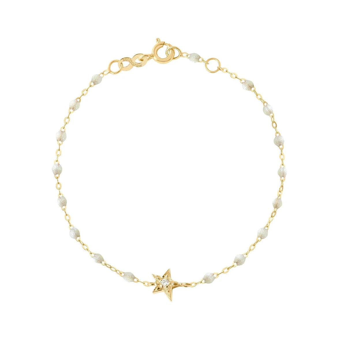 Classic Gigi Star Diamond Bracelet in Yellow Gold