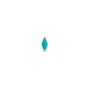 Load image into Gallery viewer, Mini Claw Set Marquise Cut Turquoise Stud
