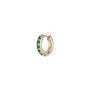 Load image into Gallery viewer, Single Mini Mezzo Chrome Diopside Hoop
