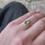 Load and play video in Gallery viewer, Sri Lanka Sapphire Luna Ring
