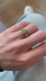 Load and play video in Gallery viewer, Gold Rose Cut Pear Diamond Ring
