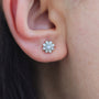 Load image into Gallery viewer, Moonflower Studs
