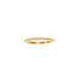 Load image into Gallery viewer, 18k matte finished yellow gold band with a continuious line of raised tiny dots designed by Ananda Khalsa 
