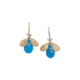 Load image into Gallery viewer, Turquoise &amp; Diamond Bug Earrings
