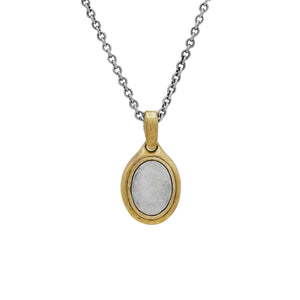 Two-Tone Oval Necklace