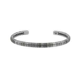 Wire Texture Sterling Silver Cuff Bracelet