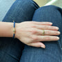 Load image into Gallery viewer, Yellow Gold Yogo Montana Sapphire Candy Band
