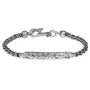 Load image into Gallery viewer, Distressed Silver ID Bracelet
